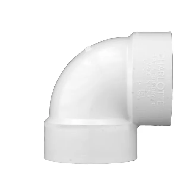 Professionele Kwaliteit Charlotte Pipe 3- 90-Degree VINYL DWV Vent Elbow