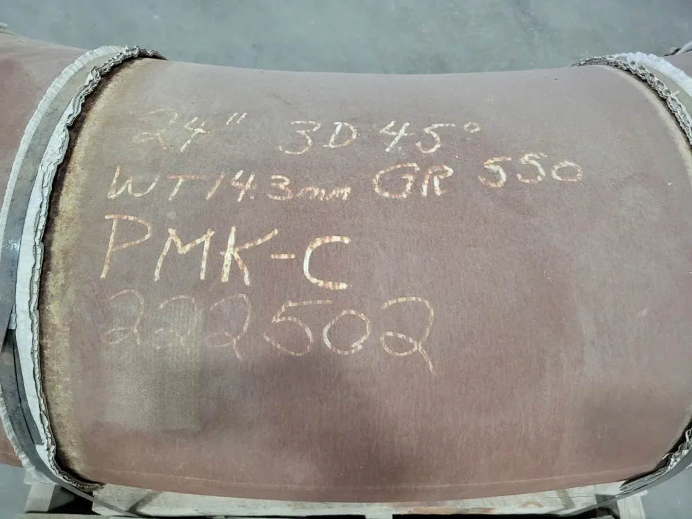 24", 45 degree Staal Pipe Fitting Z245.11-13 met Keuringscertificaat