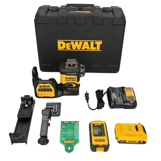 DEWALT 20V MAX* XR 3 x 360° High Precision Groen Laser