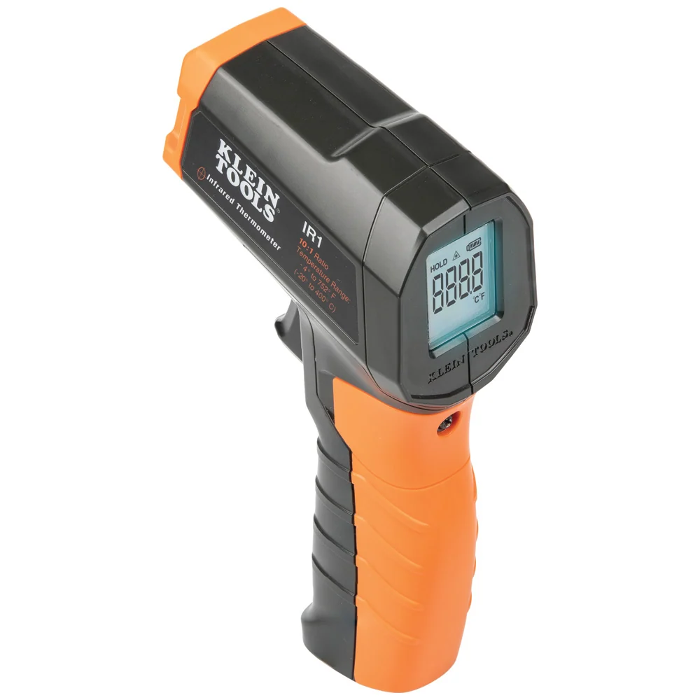 KLEIN TOOLS Infrared Met display Thermometer w/ Targeting Laser, 10:1