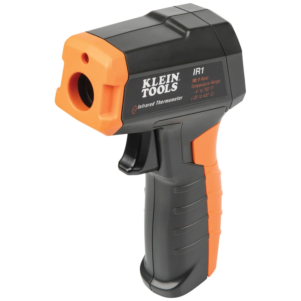 KLEIN TOOLS Infrared Met display Thermometer w/ Targeting Laser, 10:1