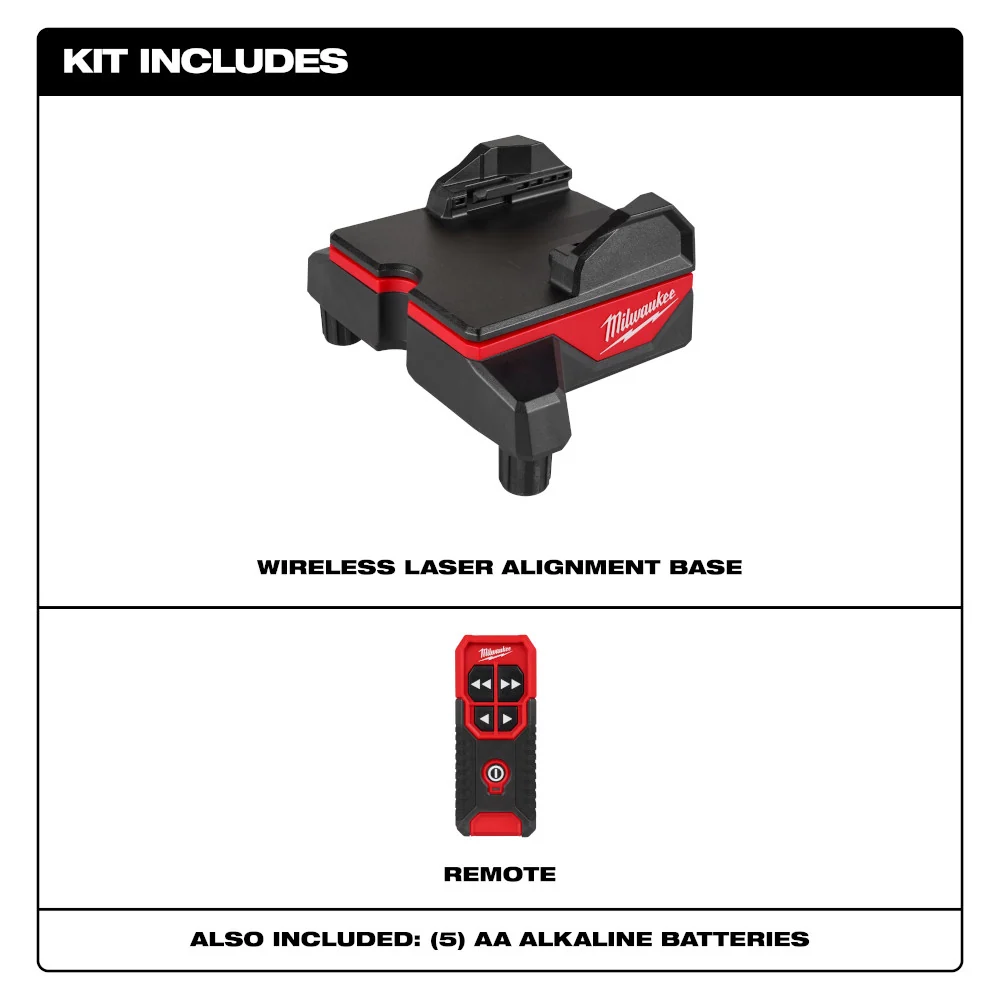 MILWAUKEE Draadloos Laser Alignment Base w/ Remote