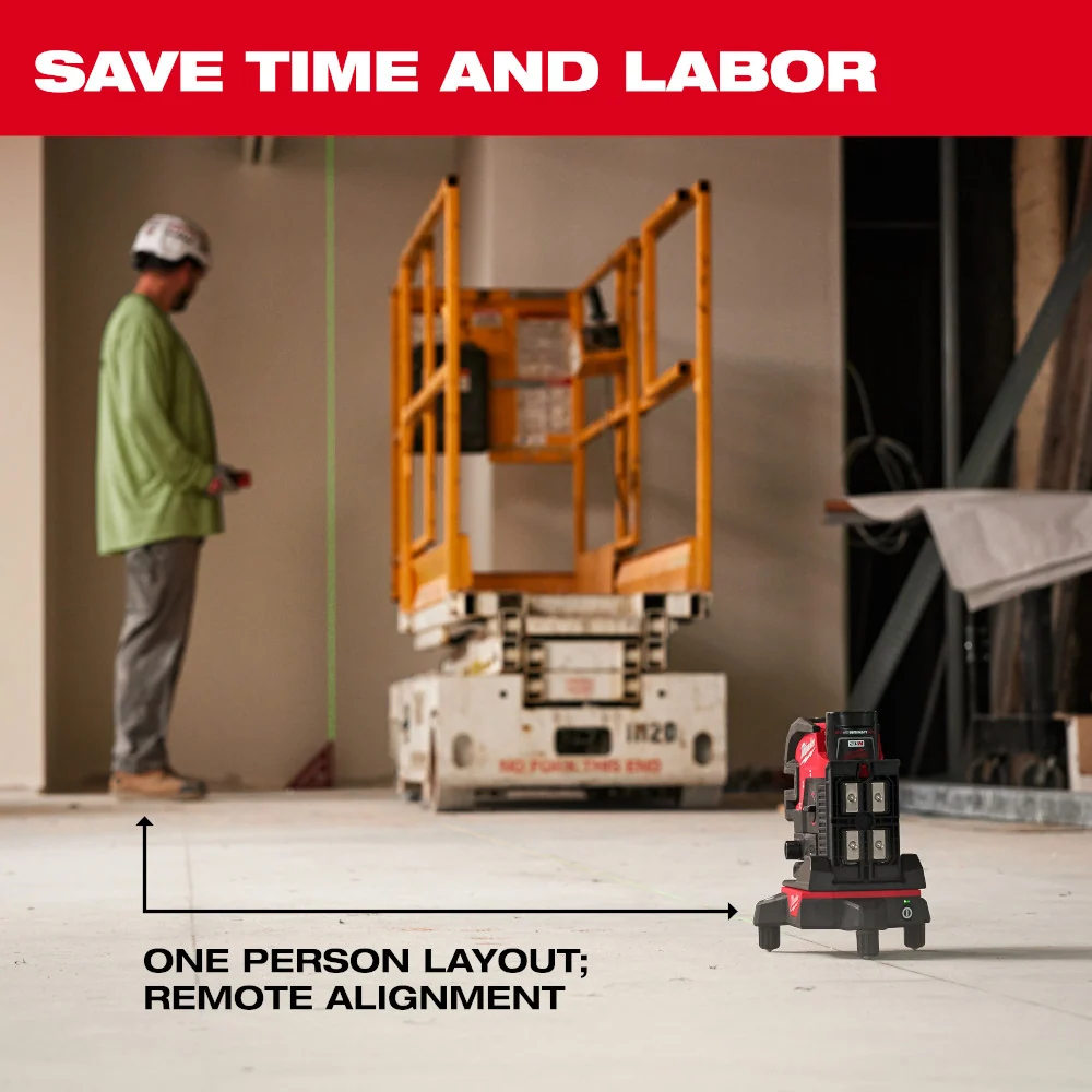 MILWAUKEE Draadloos Laser Alignment Base w/ Remote