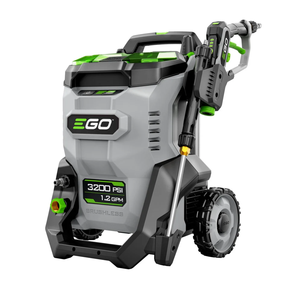 EGO Power+ HPW3204-2 Draadloos 3200 PSI Pressure Washer 2 x 6.0Ah Batteries and 320W Charger
