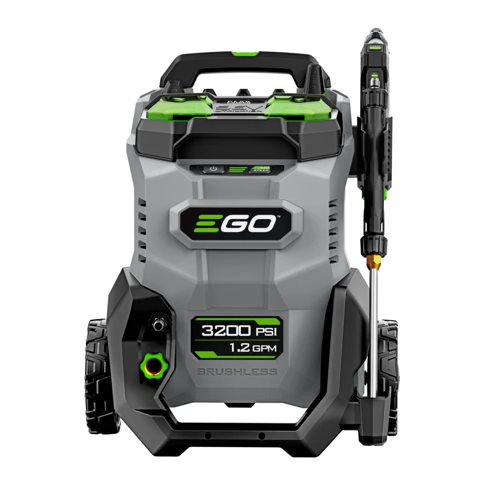 EGO Power+ HPW3204-2 Draadloos 3200 PSI Pressure Washer 2 x 6.0Ah Batteries and 320W Charger