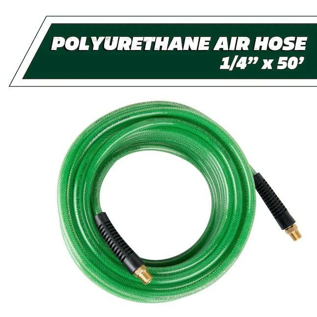 Metabo HPT Vakkundig Grade Polyurethane Air Hose 50 Ft. x 1/4 .