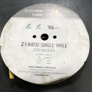 25.4mm Heat Shrink Tube 30m Roll HS2254 YEL