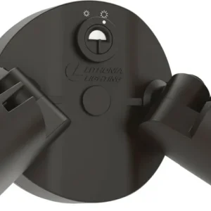 Lithonia Lighting HomeGuard Security Flood Lights 1750-2750 Lumens, 2-Light, Photocell Sensor, Dark Brons