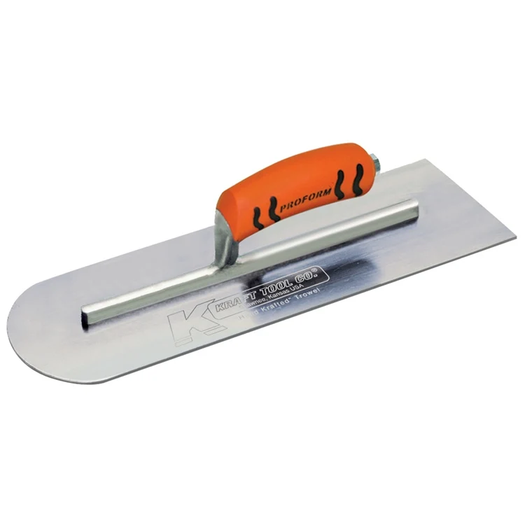 KRAFT 24" x 5" Round End Cement Trowel w/ProForm® Handle met 500kg Capaciteit