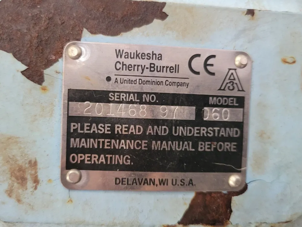 Waukesha Lobe Type Pump 060