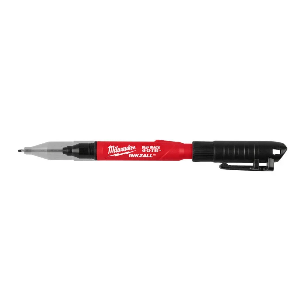 Milwaukee INKZALL 2 1 Deep Reach Ultra Fine Point Ravenzwart Jobsite Marker