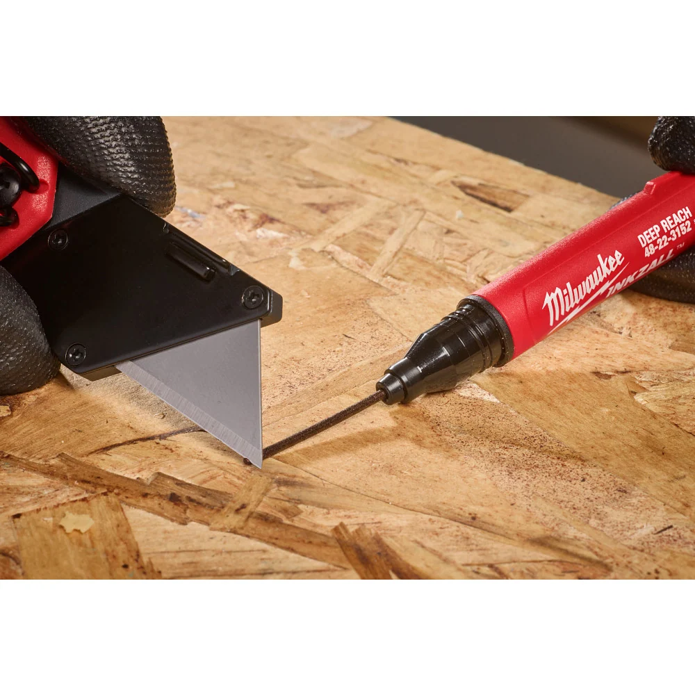 Milwaukee INKZALL 2 1 Deep Reach Ultra Fine Point Ravenzwart Jobsite Marker