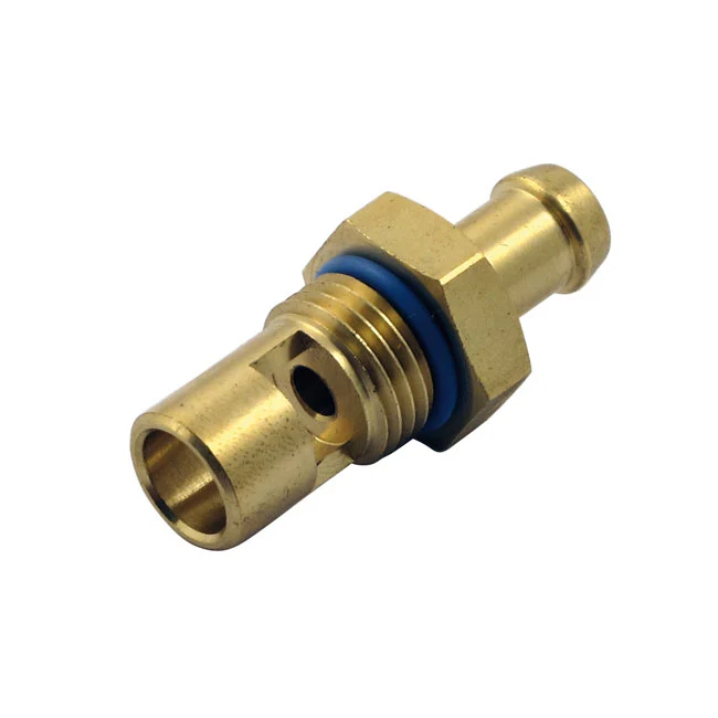 S&S Fuel Line Fitting, Straight Harley-Davidson met Digitale Display