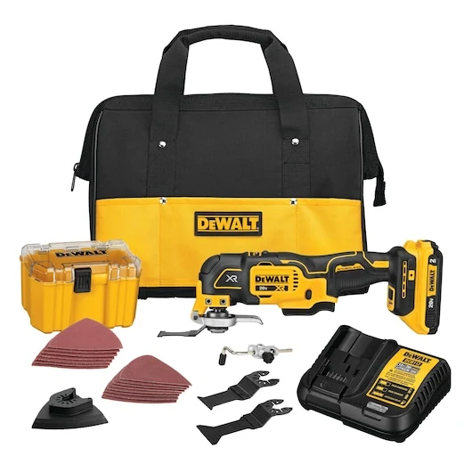 DEWALT 20V MAX* XR Brushless Batterij 3-Speed Oscillating Multi-Tool Kit (2.0 Ah Battery)