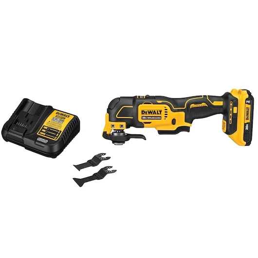 Industrieel DEWALT ATOMIC 20V MAX* Brushless Oplaadbaar Oscillating Multi-Tool Kit