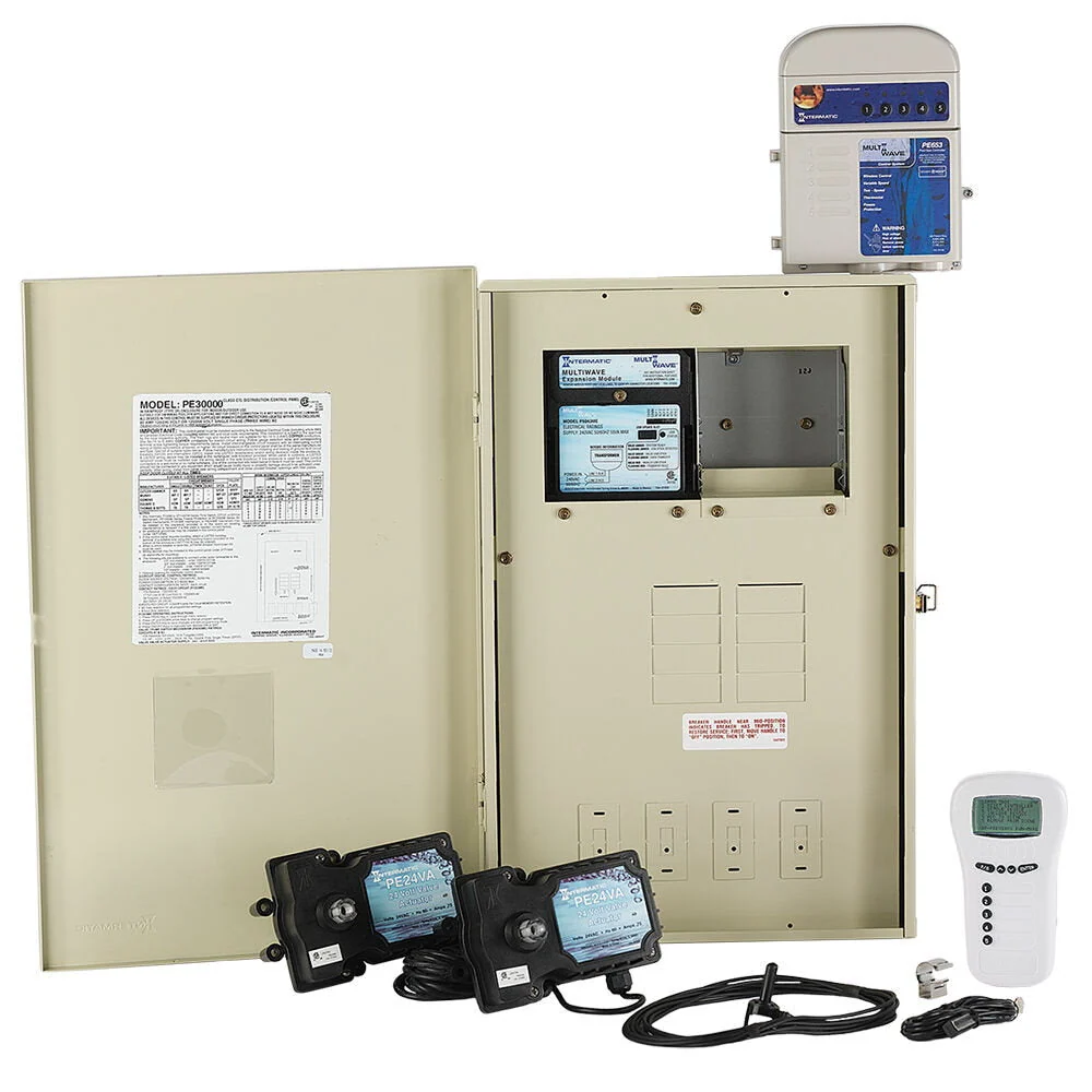 Intermatic - PE35065RC - MultiWave® ECS System 80 Load Center, Expansion Module and Two Valve Actuators