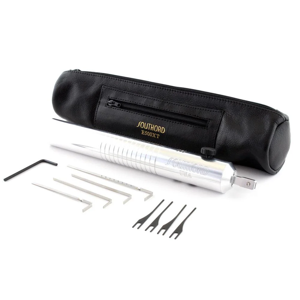 Lock Pick Gun - SouthOrd E500XT Electric 4.5V Max Edition + Case etc. CE Goedgekeurd
