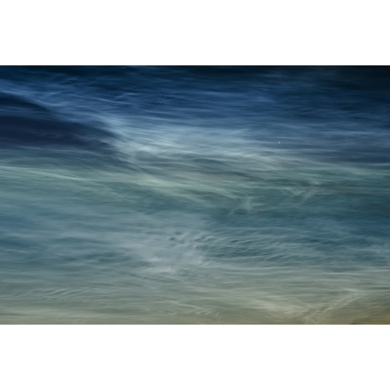 Geurarme Aqua Waves Bedrukt Behang Muurschildering Vochtbestendige Wanddecoratie voor Slaapkamer