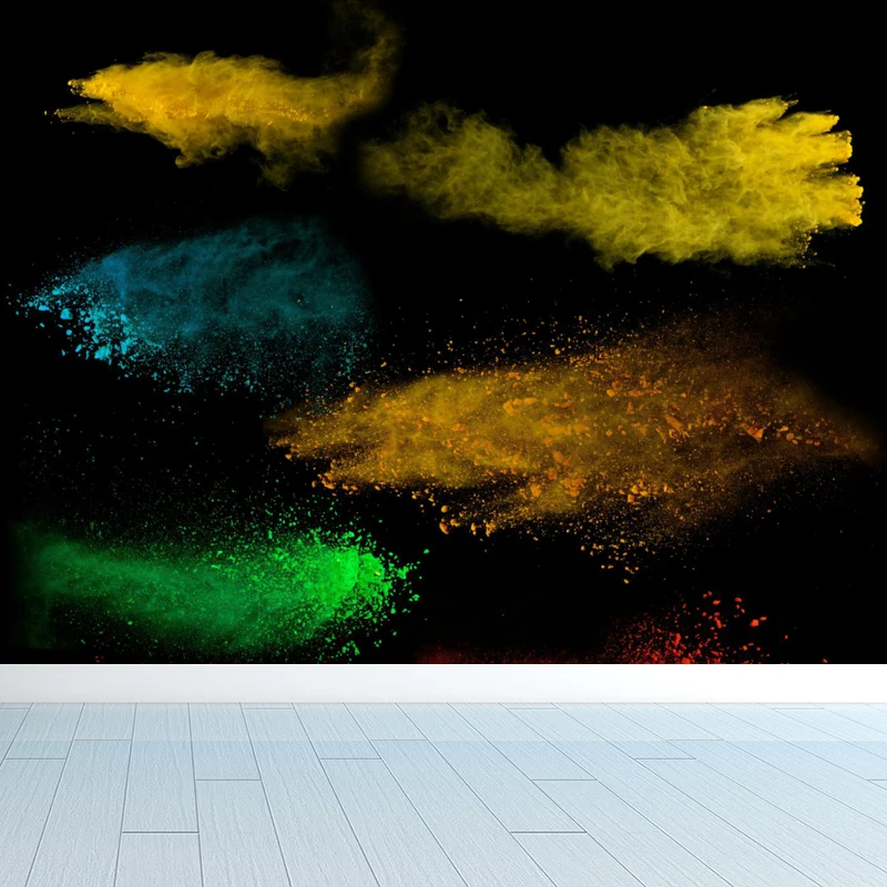 Muurvoorbereiding Fris Burst Print Mural Wallpaper Woonkamer Abstract Wall Art, aangepast formaat beschikbaar