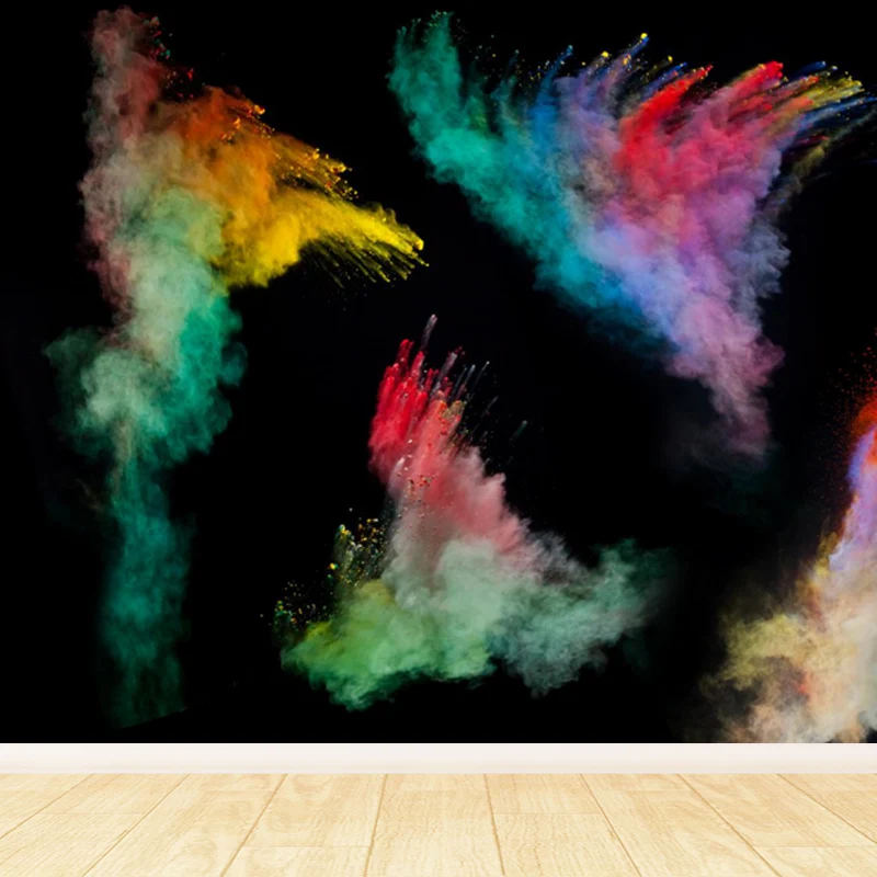 Muurvoorbereiding Fris Burst Print Mural Wallpaper Woonkamer Abstract Wall Art, aangepast formaat beschikbaar