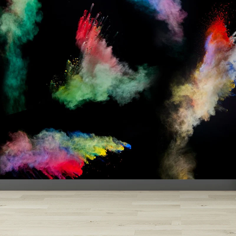 Muurvoorbereiding Fris Burst Print Mural Wallpaper Woonkamer Abstract Wall Art, aangepast formaat beschikbaar