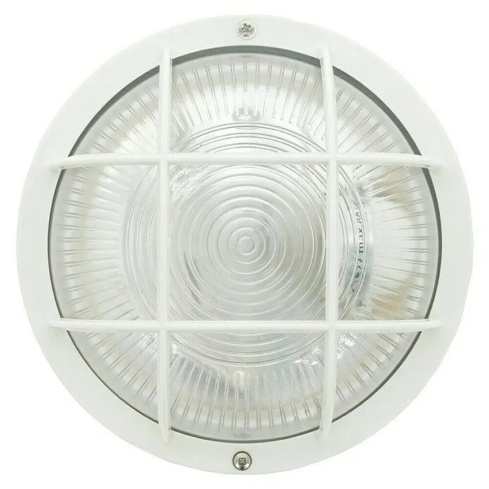 Prolight Led-wandlamp voor buiten Bullseye rond - Ø x h: 18,6 x 9,7 cm, Wit, IP44