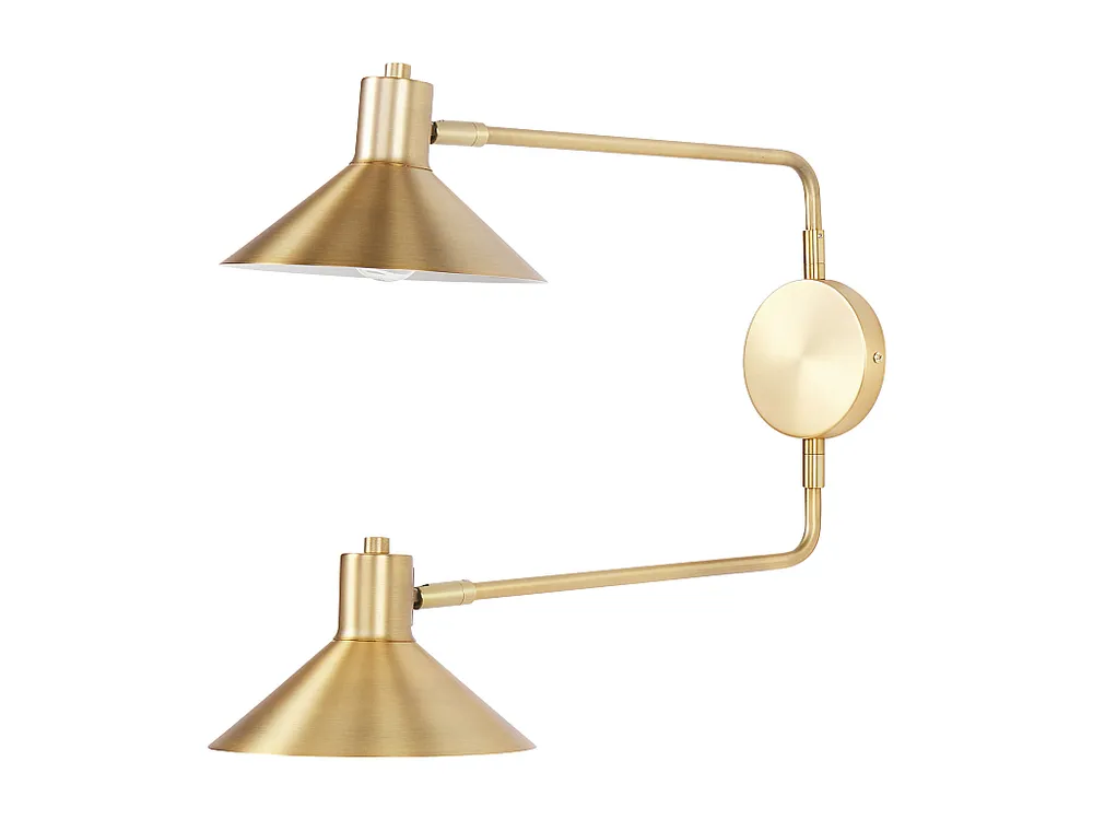 Wandlamp metaal goud KADASSA - Met Dimfunctie