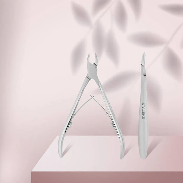 Kantoor Professional cuticle nippers Staleks Pro Zelflerend 10, 4 mm, NS-10-4