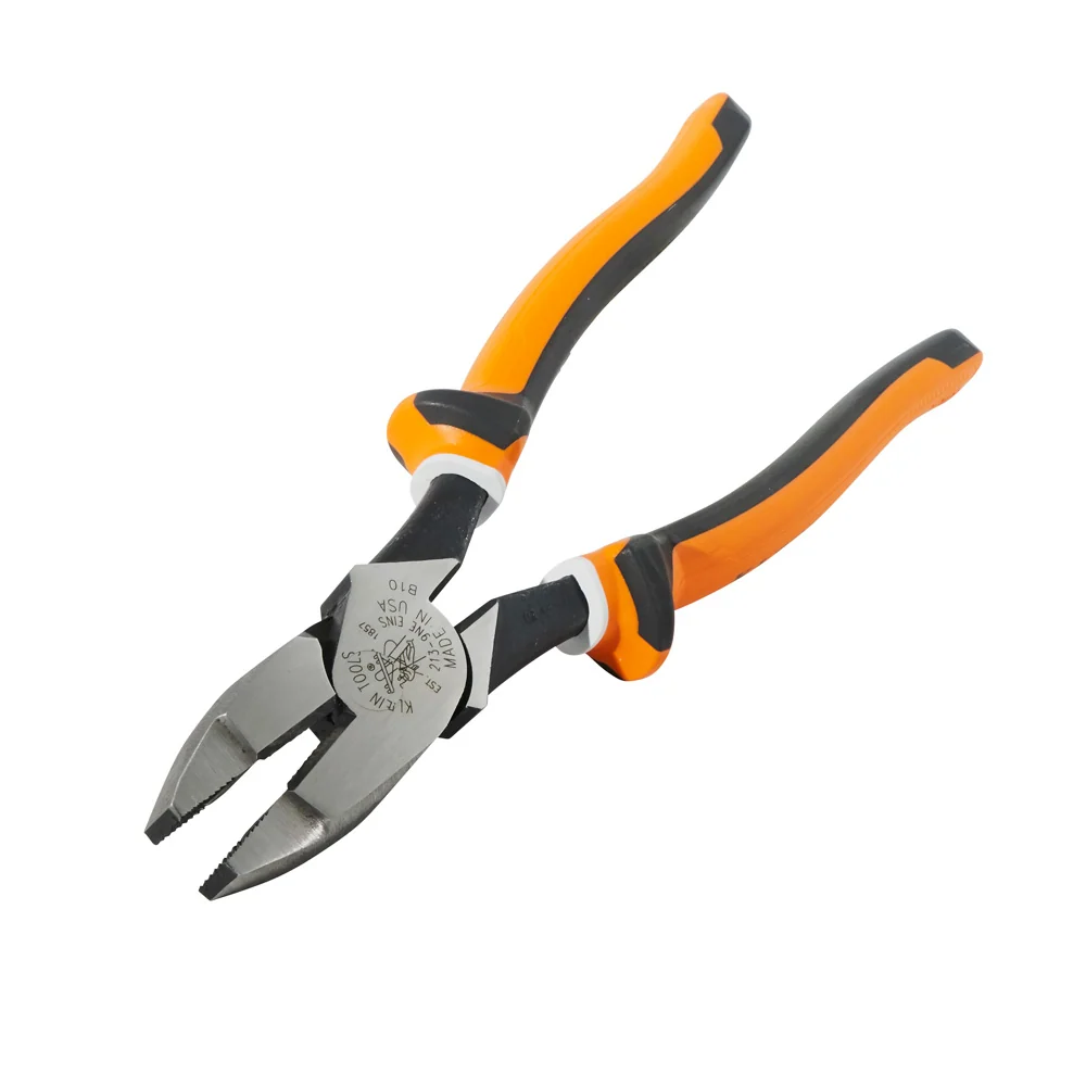 KLEIN TOOLS 9" Dicht New England Nose High Leverage Side Cutting Pliers