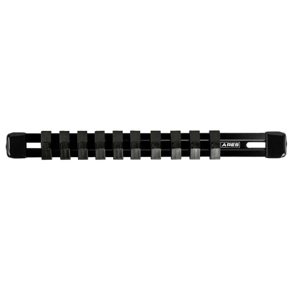 ARES 60074 - 1/4-Inch Drive Zwart 9.84-Inch Socket Organizer