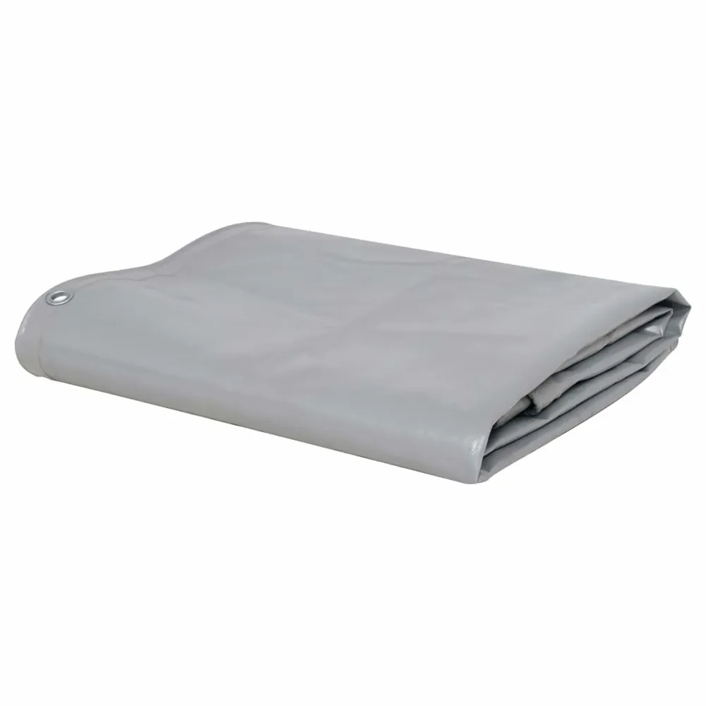 Fornorth Draagbaar Garage Replacement Tarp 4x8m, Light grey