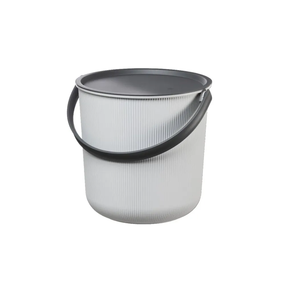 Plafond rek Plast Team Akita 10L opslag emmer / container - Grijs