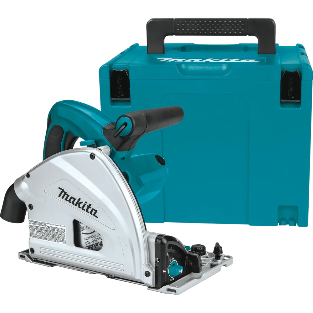MAKITA 6‑1/2" Plunge Circular Saw w/ Te stapelen Tool Case