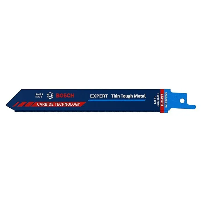 Bosch Expert Reciprozaagblad Dun Tough Metal - Lengte: 150 mm, Inox/roestvrij staal