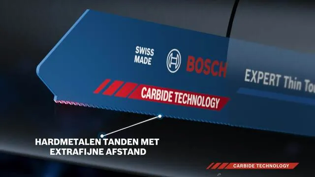 Bosch Expert Reciprozaagblad Dun Tough Metal - Lengte: 150 mm, Inox/roestvrij staal