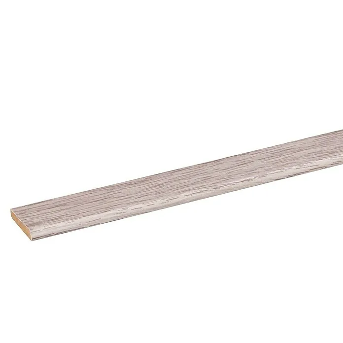 Plakplint Eiken Licht Grijs - Eiken Helder Grijs, l x b x h: 240 cm x 26 mm x 4 mm