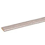 Plakplint Eiken Licht Grijs - Eiken Helder Grijs, l x b x h: 240 cm x 26 mm x 4 mm