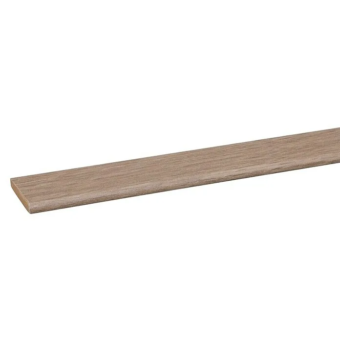 Plakplint Licht Bruin - Zwak Bruin, l x b x h: 240 cm x 26 mm x 4 mm voor Binnen en Buiten