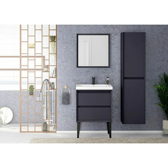 Allibert Wastafelonderkast Delta - l x b x h: 46 x 60 x 54 cm, Pruisisch Blauw