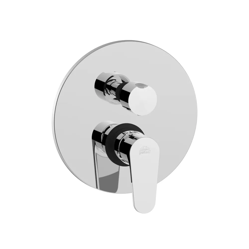 Built- shower mixer 2 outlets Paffoni Appelgroen art. GR018CR