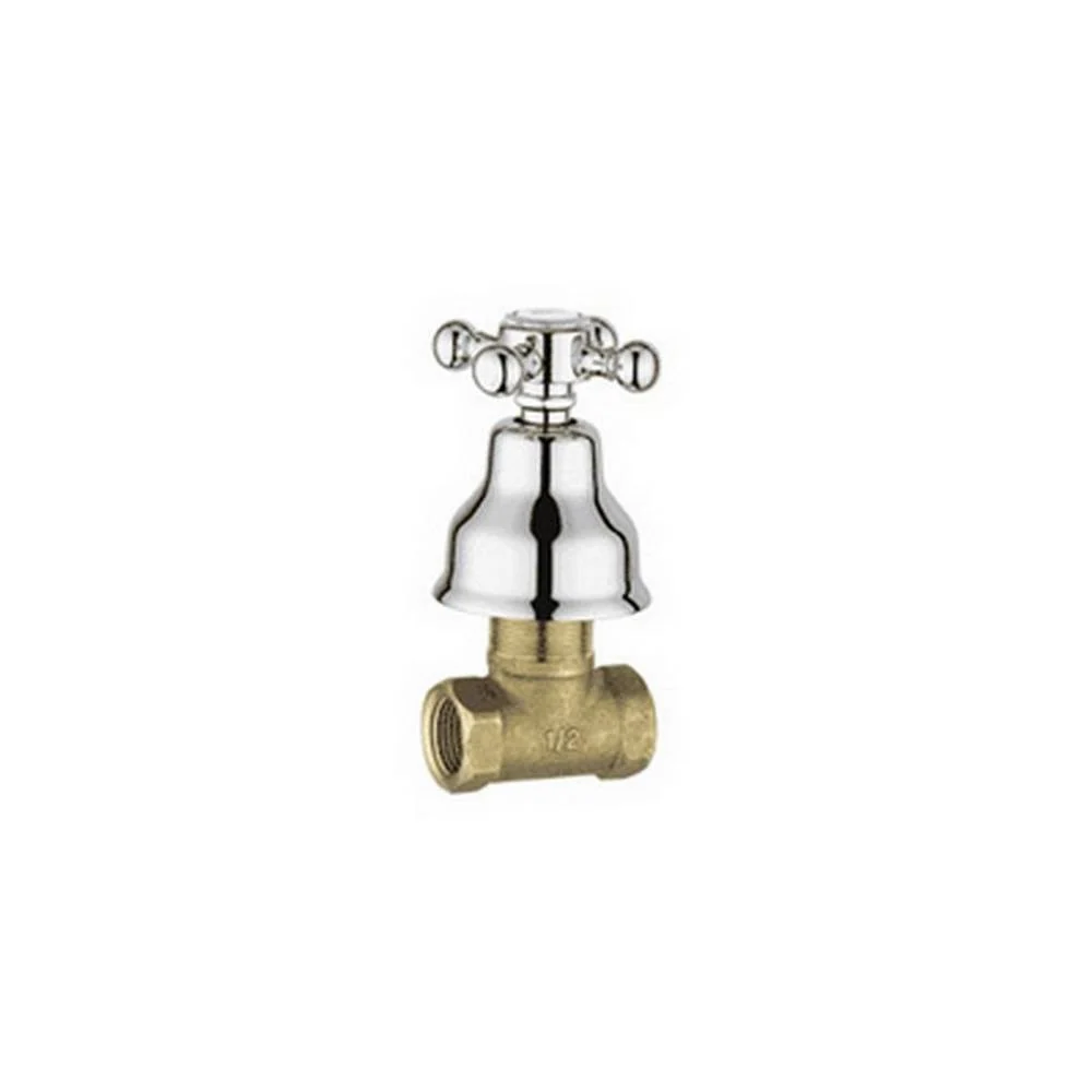 Built- straight shower faucet IRIS series model IRV010CR metaalglans Paffoni
