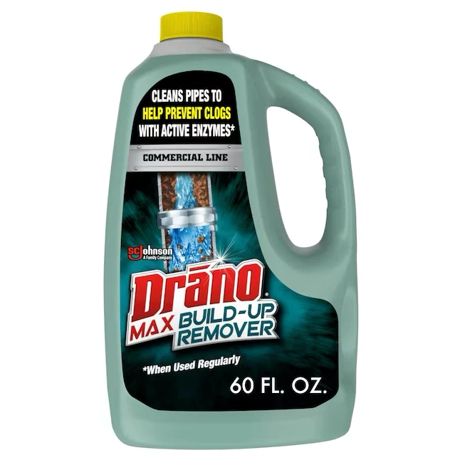 Drano Max Build-Up Remover Commercial Line 60-fl oz Drain Cleaner Corrosiebestendig
