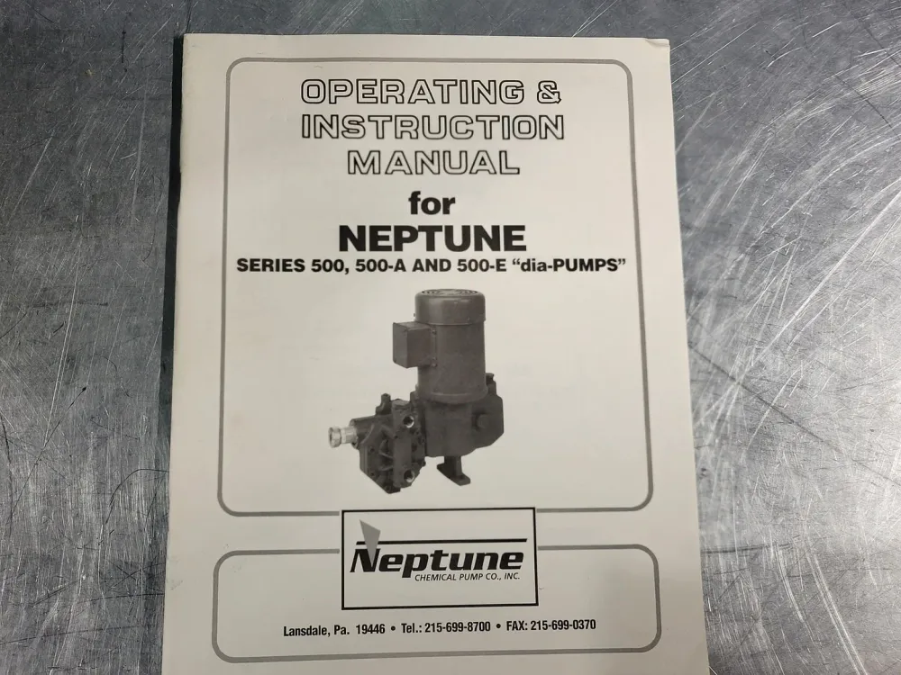 Hydraulic Simplex Metering Pump 520--N3-FA
