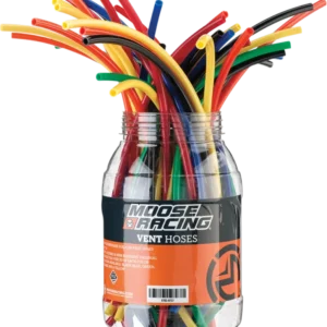 MOOSE RACING HARD-PARTS VENT HOSE TUB VENT HOSE REFILL BLK 9PK Corrosiebestendig