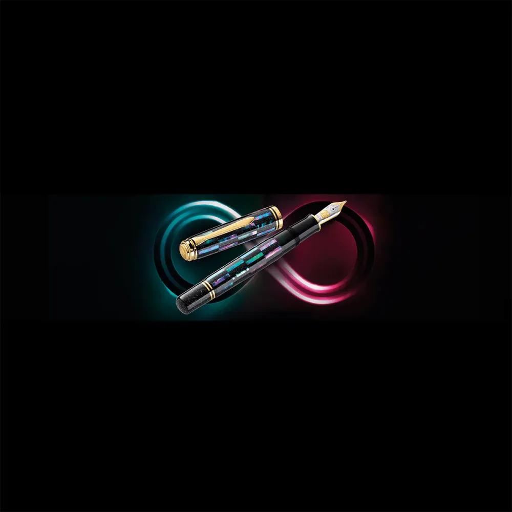 Pelikan Souveran M1000 Fountain Pen - Limited Edition - Raden Zwart Infinity