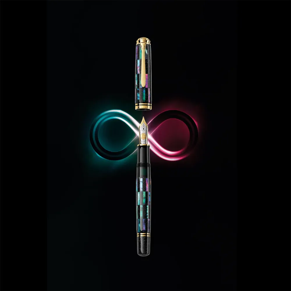 Pelikan Souveran M1000 Fountain Pen - Limited Edition - Raden Zwart Infinity