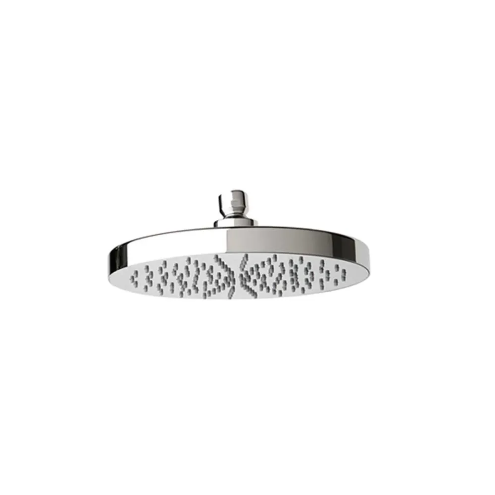 Round shower head ABS diameter 200 mm rain jet and anti-limescale shiny metaalglans finish Spartaco collection Mamoli Rubi...