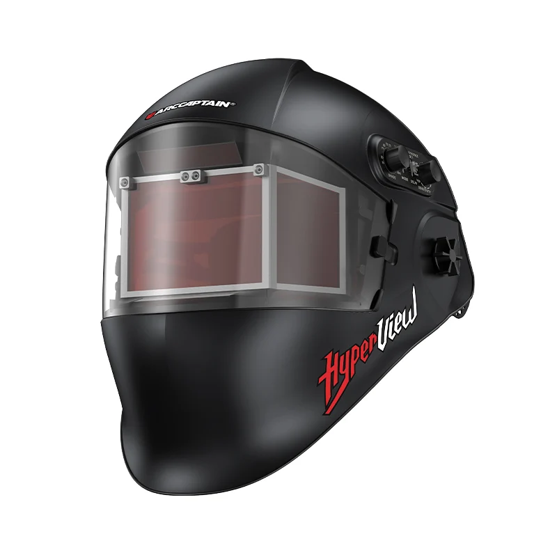 Panoramic Auto Darkening Welding Helmet Zwart Hyperview X300