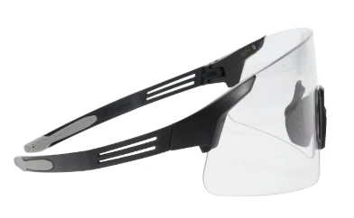 Site Boss Geperfectioneerd Coverage Frameless Safety Glasses, Black Temples and Clear FogLess® 3Sixty™ Lens Coating 250-40...