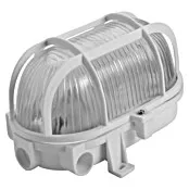 Prolight Led-wandlamp voor buiten Bullseye ovaal - 18 x 9 x 12,5 cm, Wit, IP44